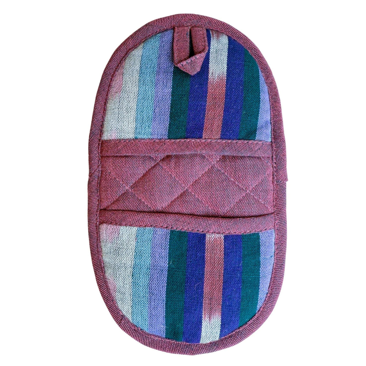 Double Ended Oval Pot Holder Kitchen-Linens La Vie Bien Double Ended Oval Pot Holder