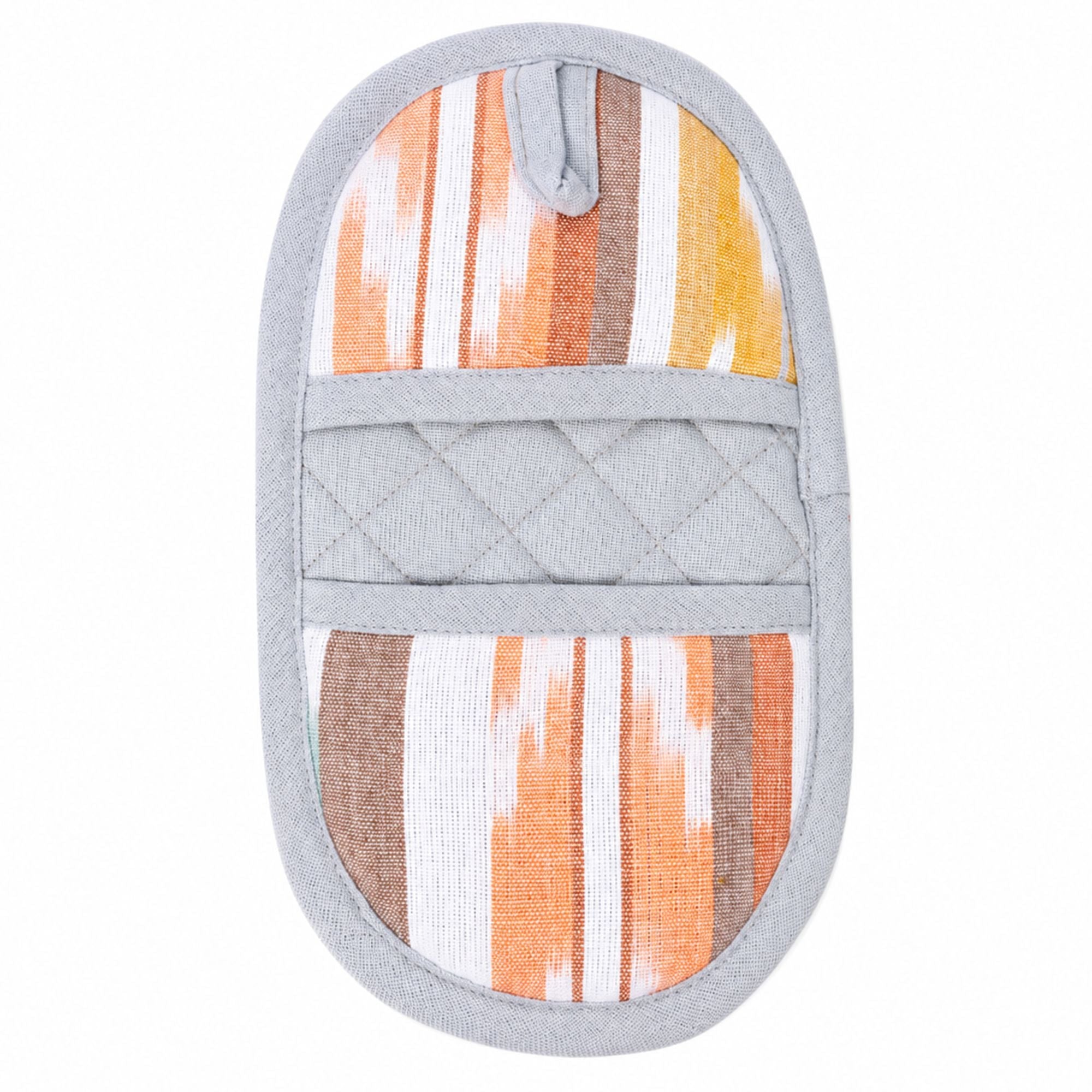 Double Ended Oval Pot Holder Kitchen-Linens La Vie Bien Double Ended Oval Pot Holder