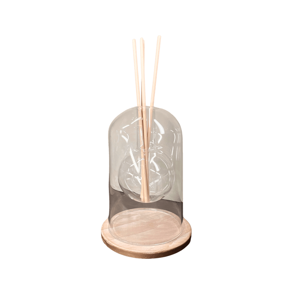 Double Glass Orb Diffuser Vase