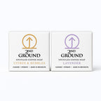 Double Shot - 2 Pack of Upcycled Coffee Soaps Exfoliating Bar Soap La Vie Bien Double Shot - 2 Pack of Upcycled Coffee Soaps