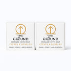Double Shot - 2 Pack of Upcycled Coffee Soaps Exfoliating Bar Soap La Vie Bien Double Shot - 2 Pack of Upcycled Coffee Soaps
