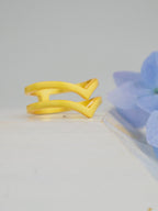 Double Wave Ring by Ash & Rose