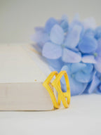 Double Wave Ring by Ash & Rose
