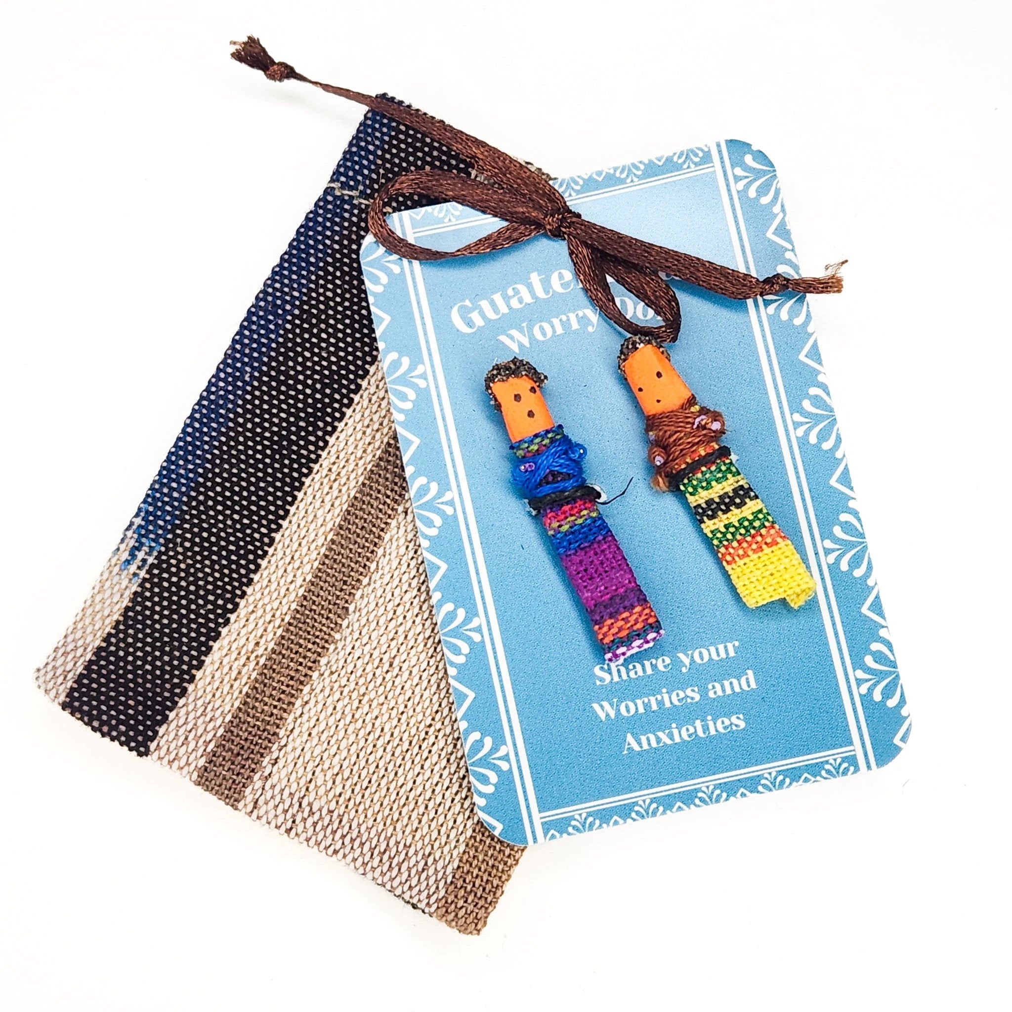 Double Comfort Small Worry Dolls by Upavim Crafts