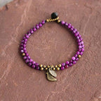 Dove & Leaf Beaded Bracelet - Thailand Bracelets La Vie Bien Dove & Leaf Beaded Bracelet - Thailand
