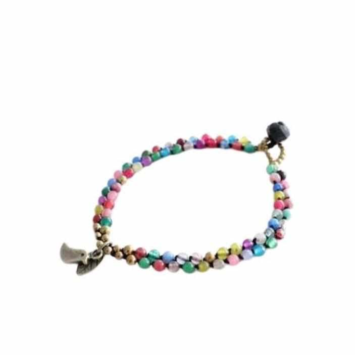 Dove & Leaf Beaded Bracelet - Thailand Bracelets La Vie Bien Dove & Leaf Beaded Bracelet - Thailand