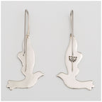 Dove Silhouette Sterling Earrings Earrings - Fine La Vie Bien Dove Silhouette Sterling Earrings