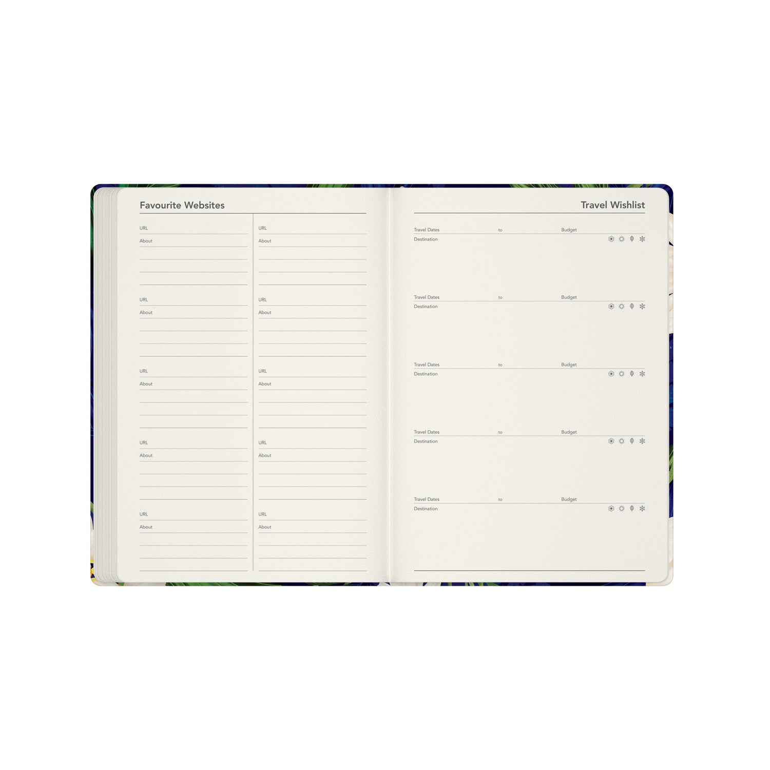 Down the Garden Path - A5 Week - to - View Mid/Academic Year Diary Planner 2025 - 2026