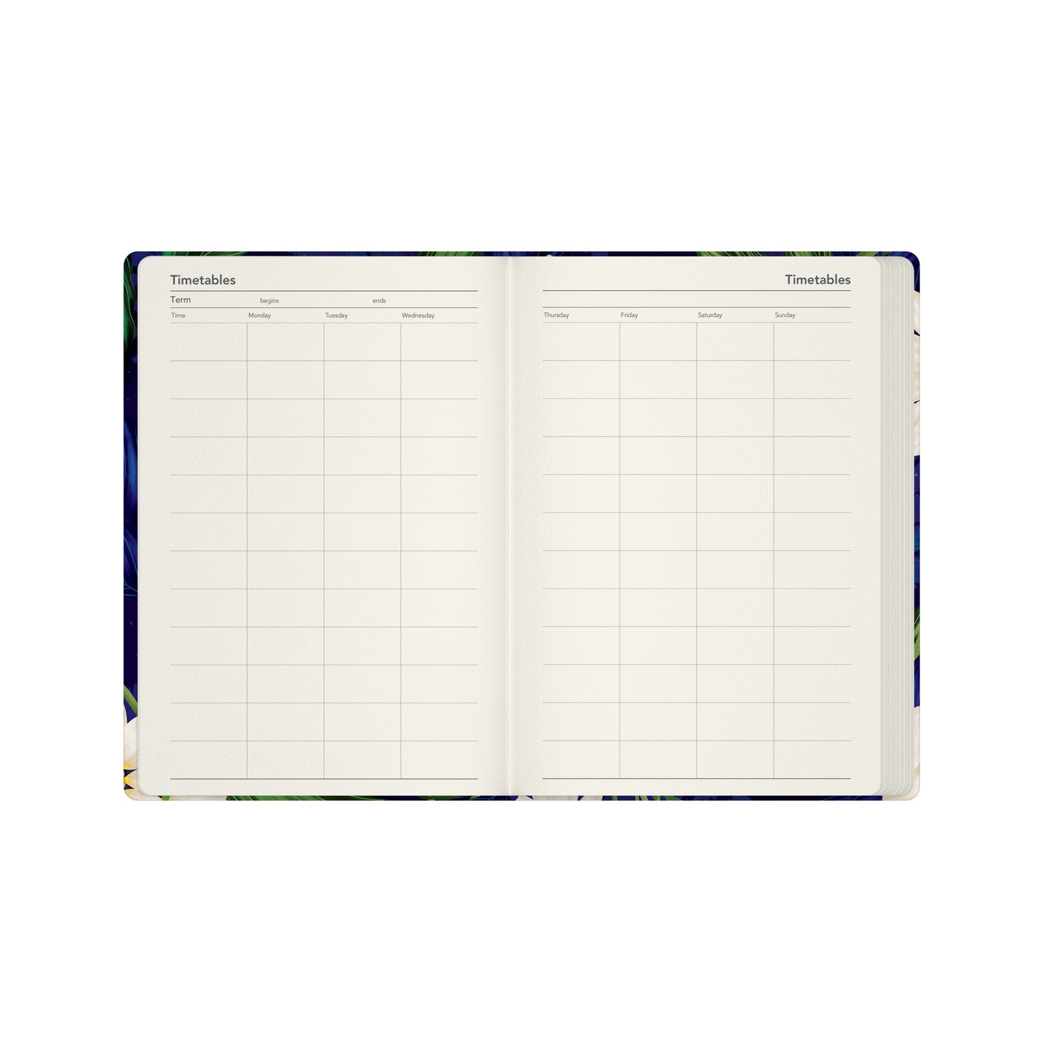 Down the Garden Path - A5 Week - to - View Mid/Academic Year Diary Planner 2025 - 2026
