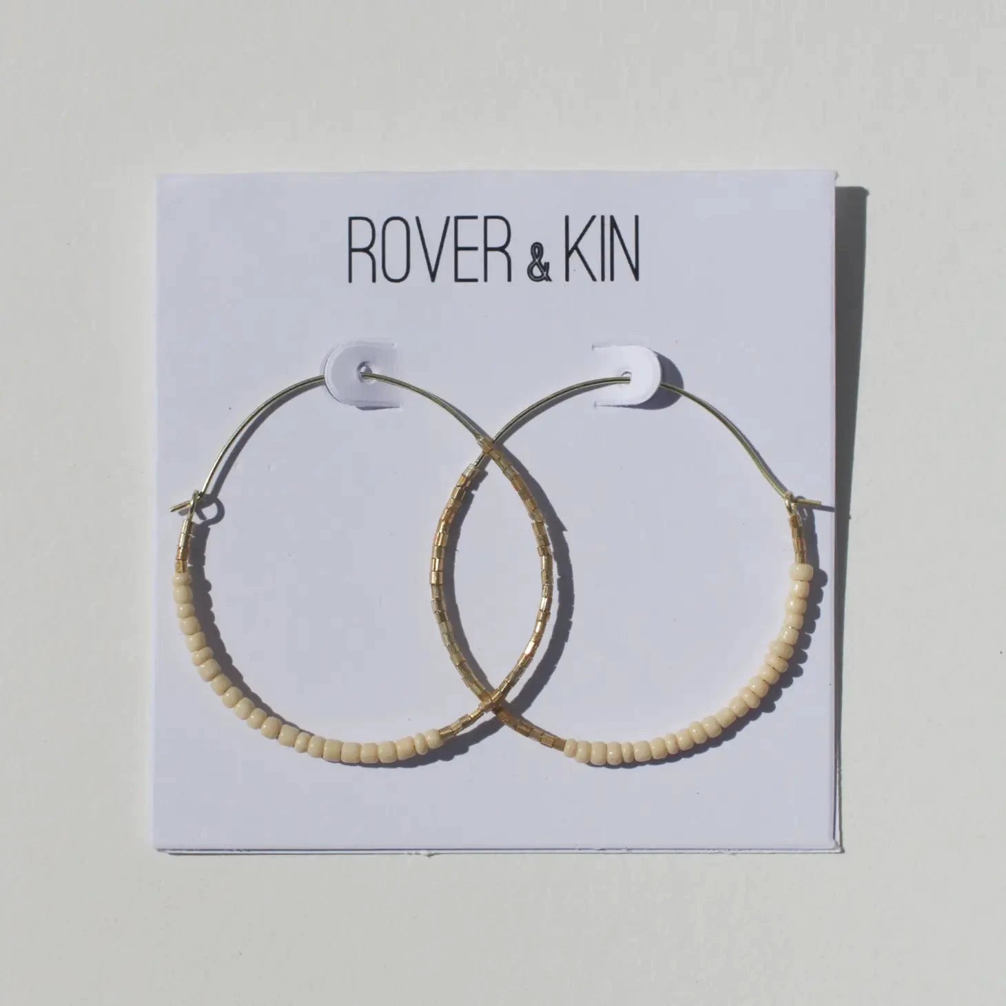 Dreamscape Beaded Round Hoops