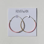 Dreamscape Beaded Round Hoops