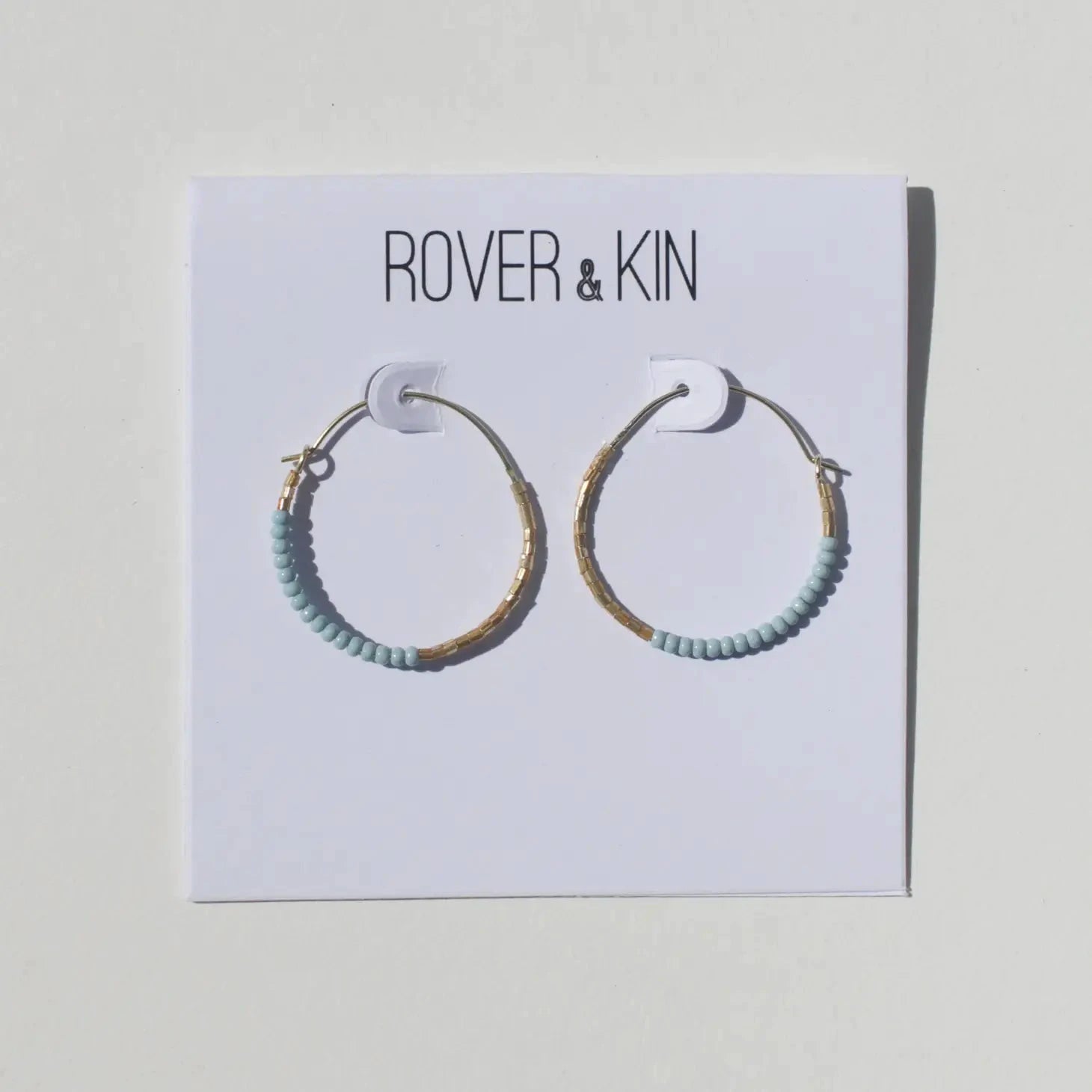 Dreamscape Beaded Round Hoops