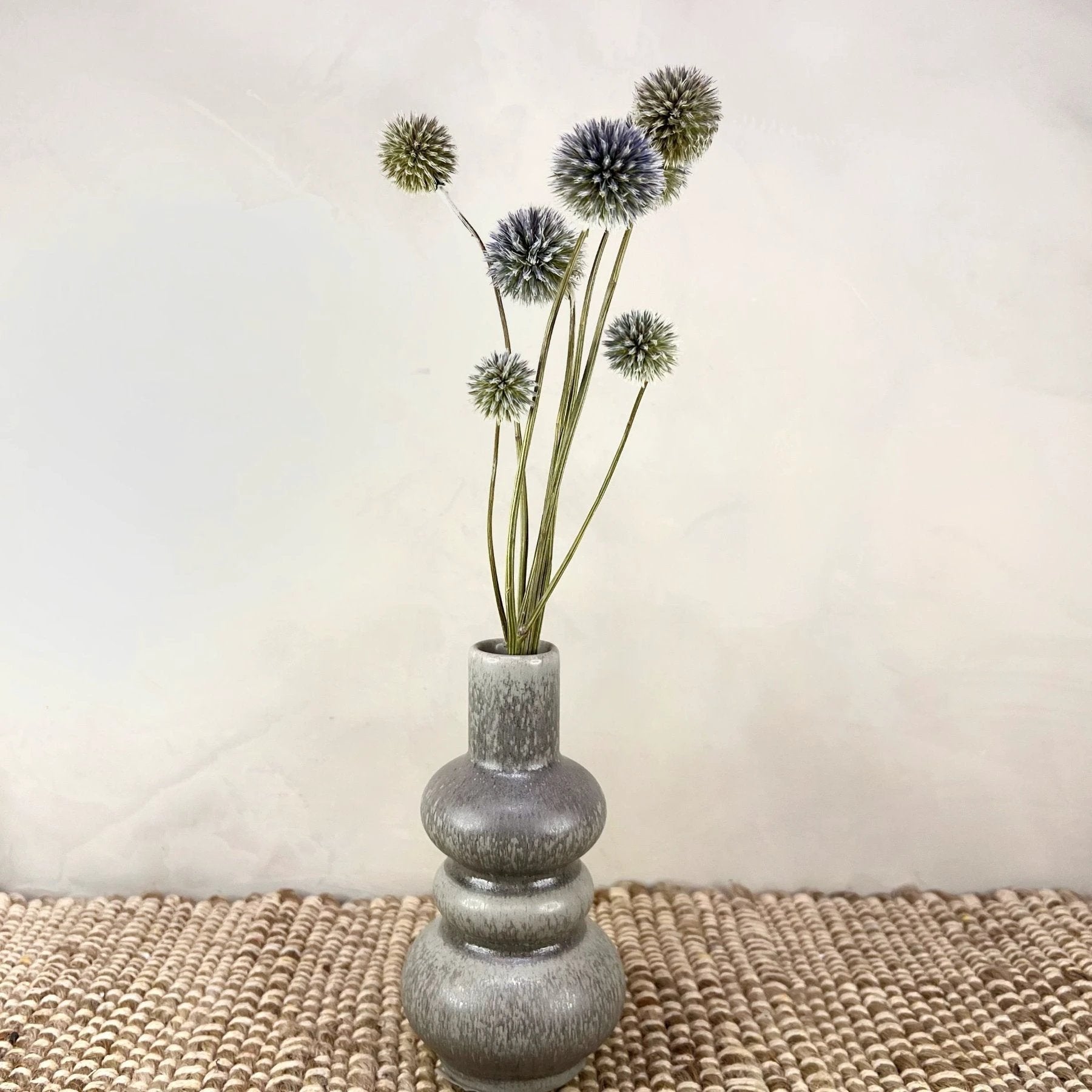 Dried Blue Globe Thistles