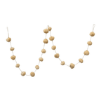 Dried Natural Spinny Flower Garland by White Cliff Studio