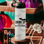 Drink up Witches Bat Halloween Water Bottle Drink Tumbler Drinkware La Vie Bien Drink up Witches Bat Halloween Water Bottle Drink Tumbler