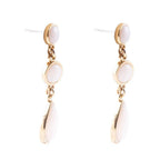 Drops of Pink Opal Earrings by Barse Jewelry