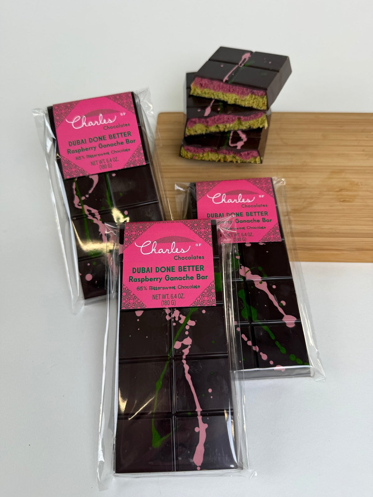 Dubai Done Better - Raspberry Ganache Bar La Vie Bien Dubai Done Better - Raspberry Ganache Bar
