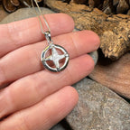 Dundalk Irish Saint Brigid's Cross Necklace in Sterling Silver Pendant La Vie Bien Dundalk Irish Saint Brigid's Cross Necklace in Sterling Silver