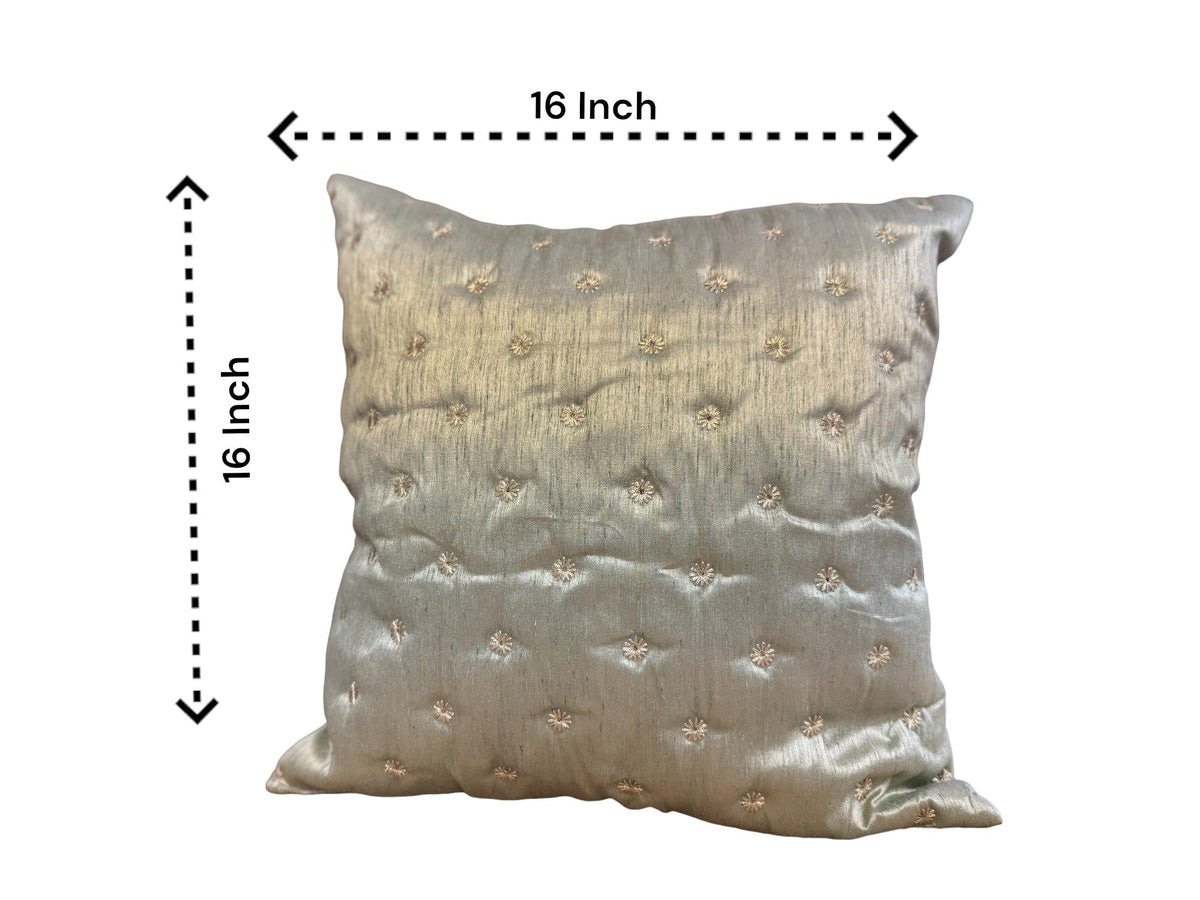 Dupioni Silk Star Cushion or Pillow Cover, Set of 2 Cushion Cover La Vie Bien Dupioni Silk Star Cushion or Pillow Cover, Set of 2