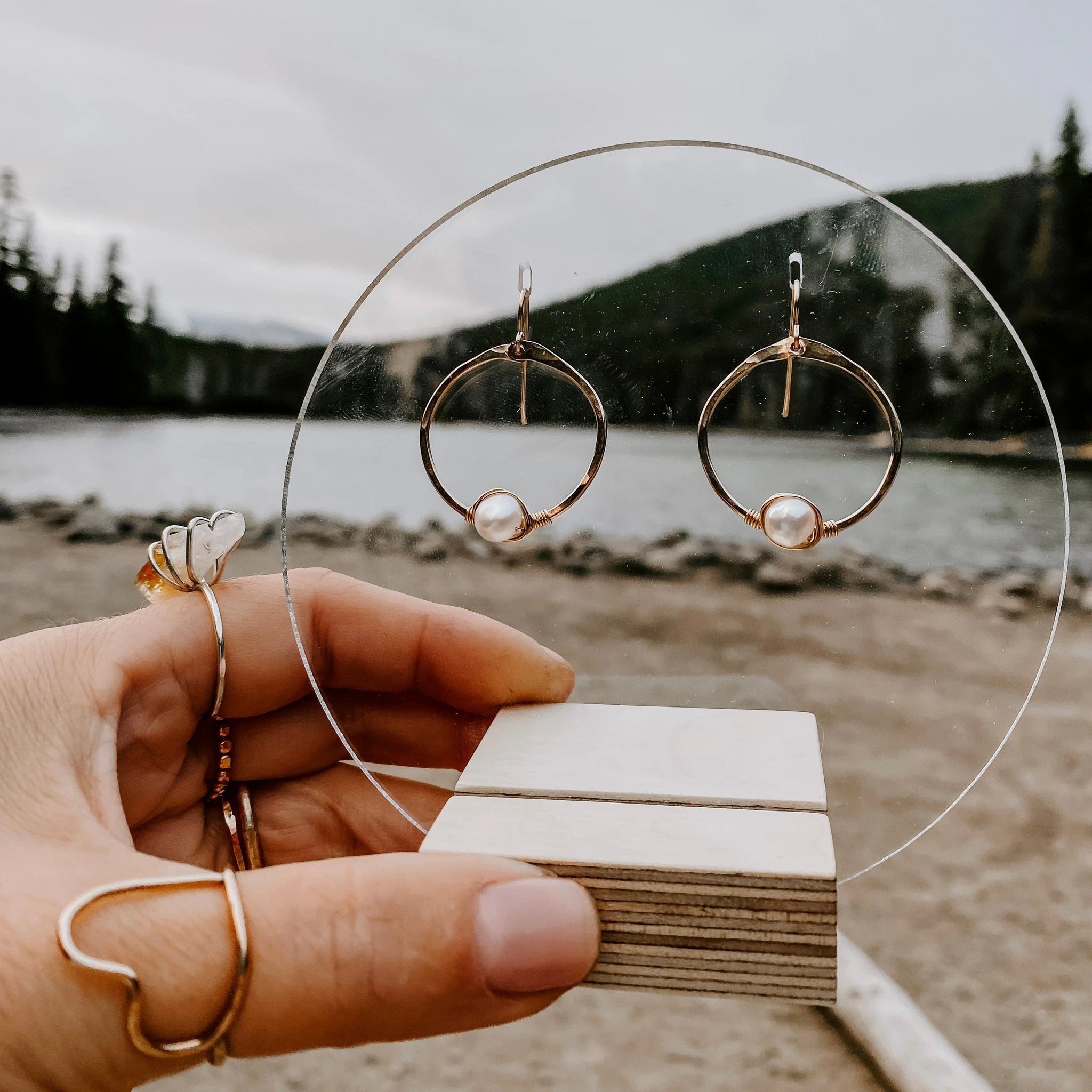 Dusk Earrings by Derive Jewelry