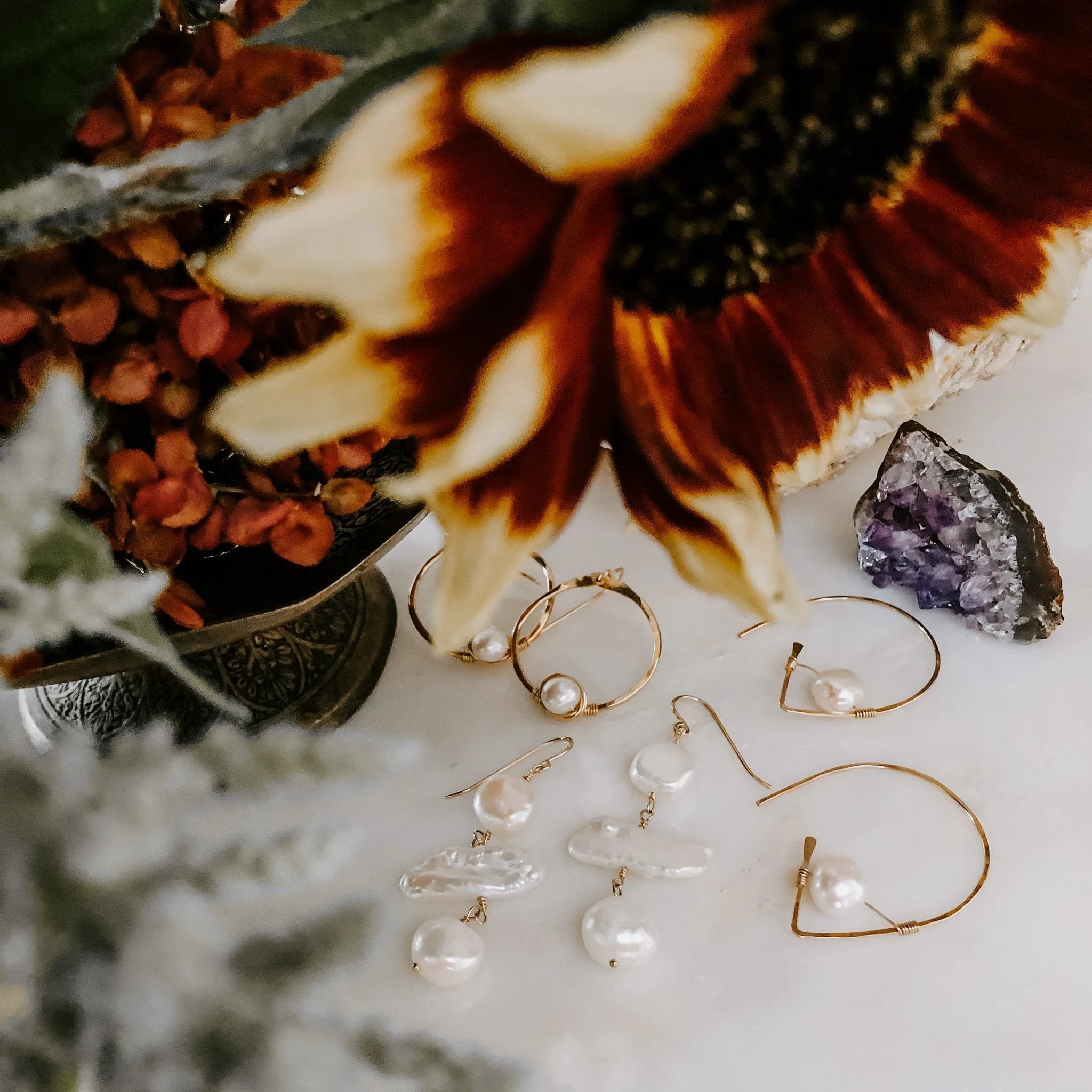 Dusk Earrings by Derive Jewelry