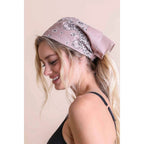Dusty Rose Muted Color Bandana | Boho Hair Scarf Headband by The Bullish Store