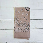 Dusty Rose Muted Color Bandana | Boho Hair Scarf Headband by The Bullish Store