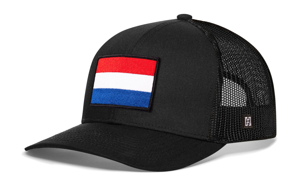 Netherlands Flag International Trucker Hat  |  Dutch Snapback