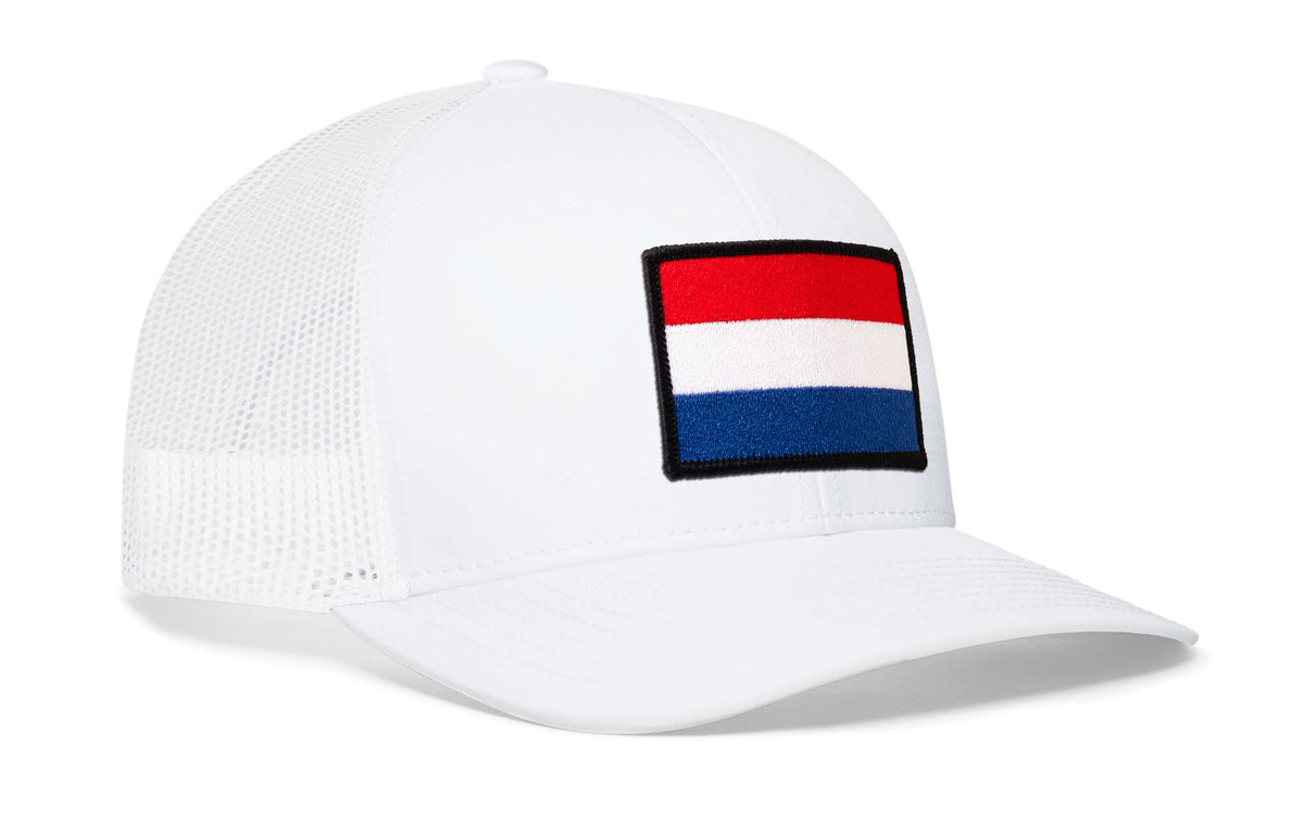 Netherlands Flag International Trucker Hat  |  Dutch Snapback