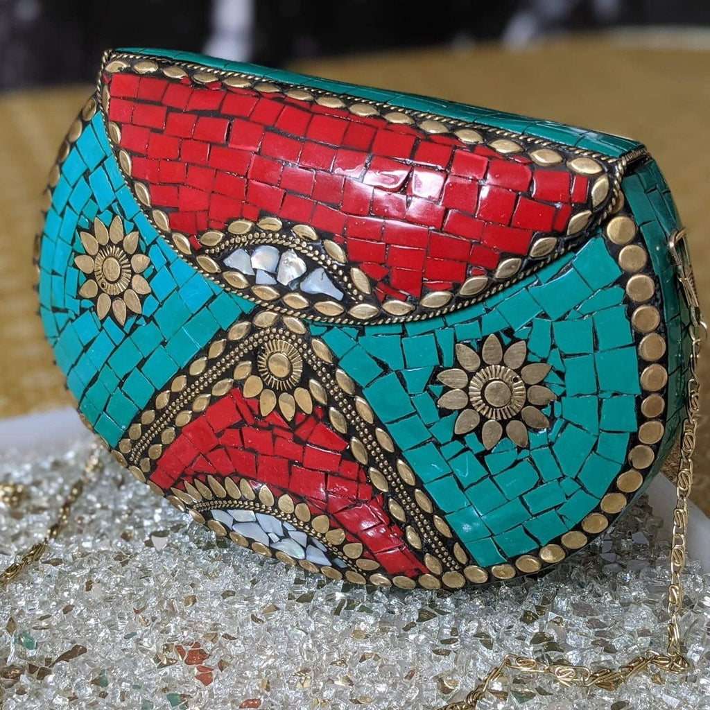 Mosaic Tile Clutch