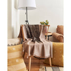 Wren Merino Throw: Brown