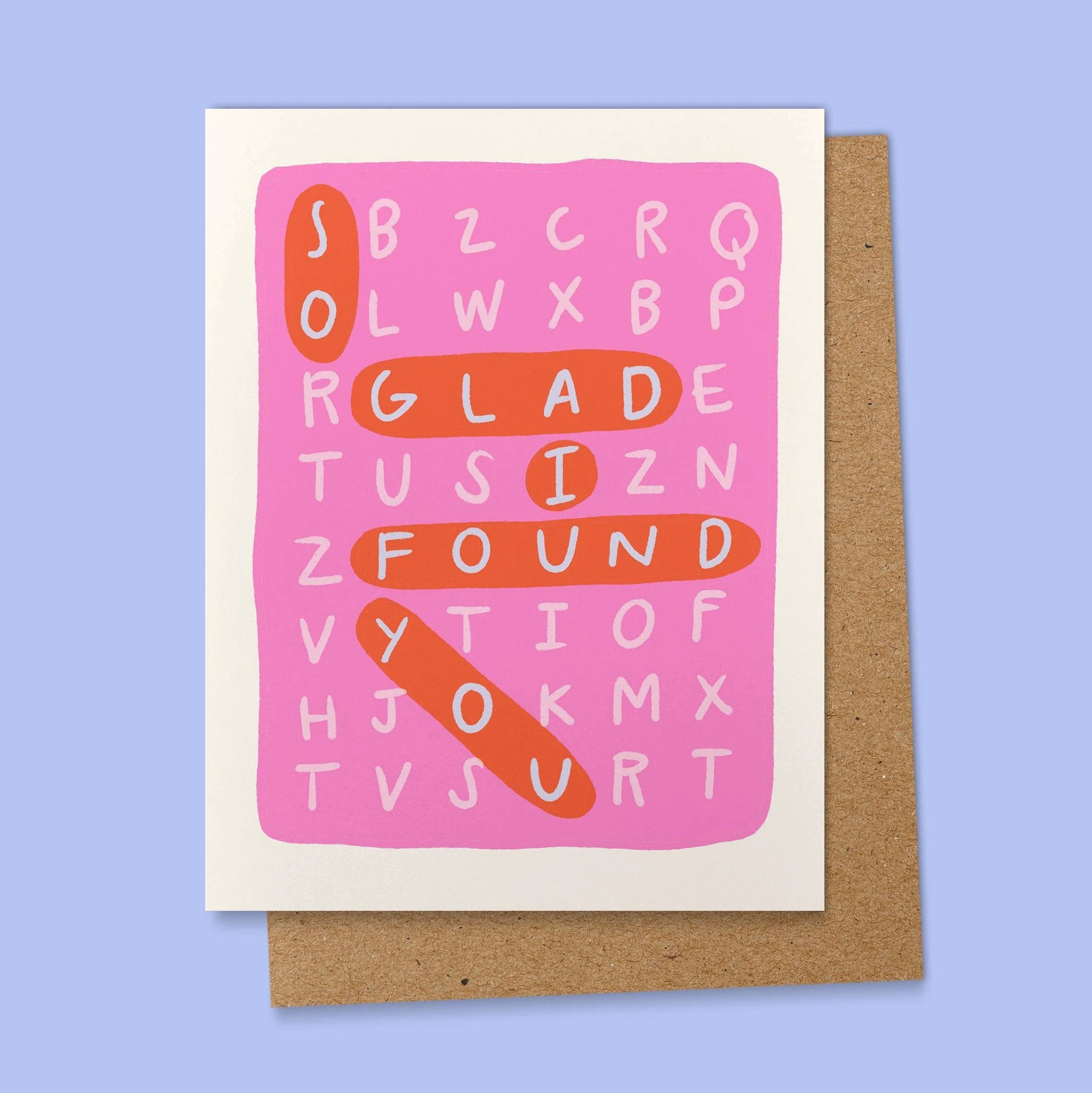 So Glad I Found You Valentine's Day Greeting Card by Tia Chucha's Centro Cultural & Bookstore