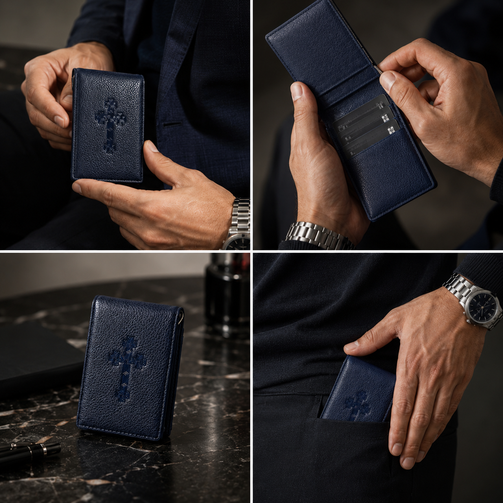 Cross- Khatchkar Men wallet