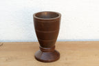 Early 20th Century Ceylon Turned Wood Goblet Vase La Vie Bien Early 20th Century Ceylon Turned Wood Goblet