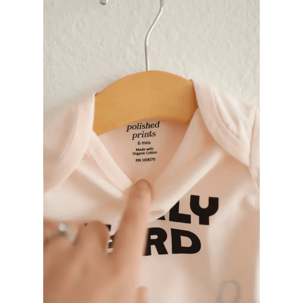 Early Bird Organic Cotton Baby Bodysuit by Polished Prints