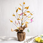 Easter Egg Branch Tree Centerpiece Tabletop Decoration with Butterflies 24 Inches Tall Easter > Figurines La Vie Bien Easter Egg Branch Tree Centerpiece Tabletop Decoration with Butterflies 24 Inches Tall