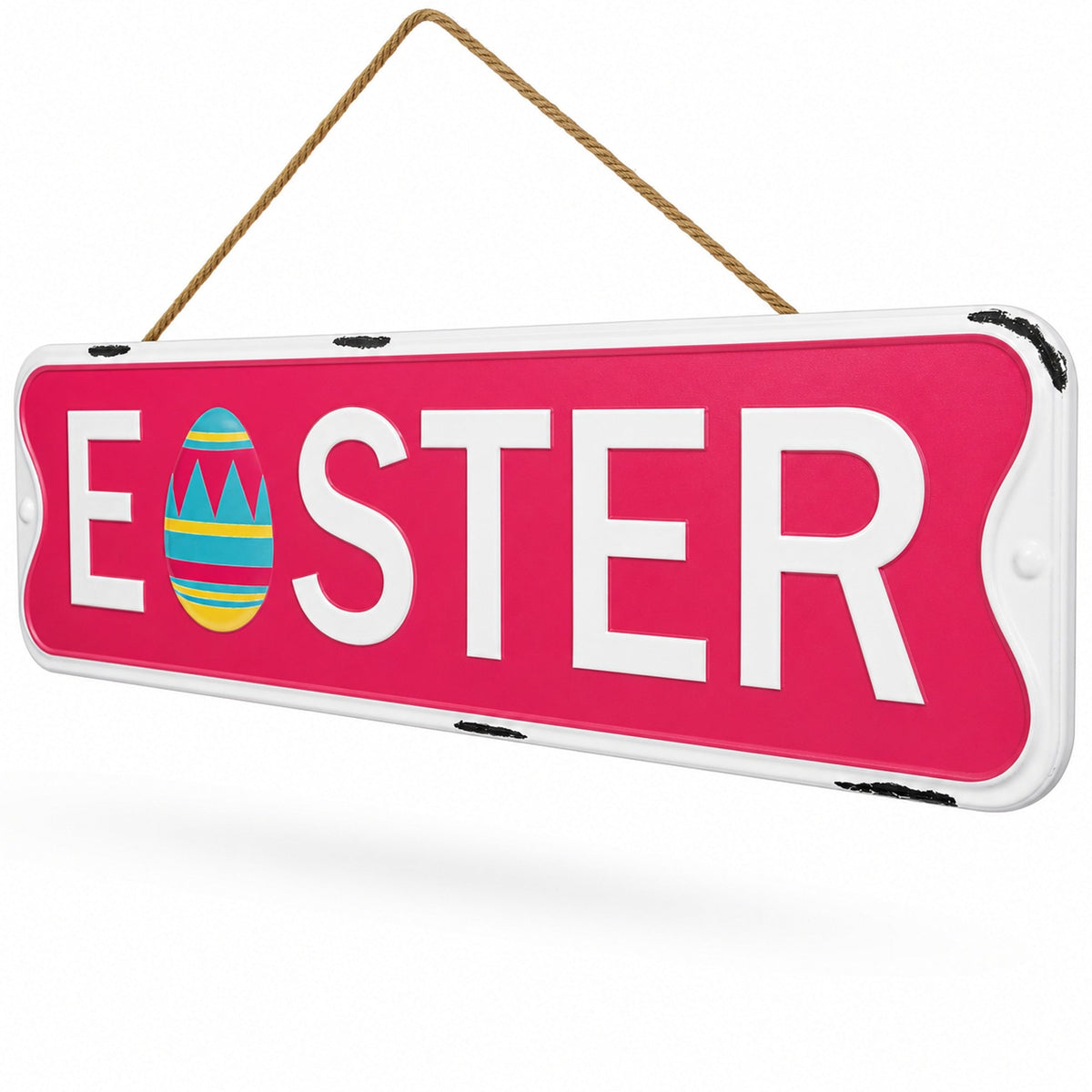 Easter Metal Wall Sign 18 Inch Wide Easter > Wall Decorations La Vie Bien Easter Metal Wall Sign 18 Inch Wide