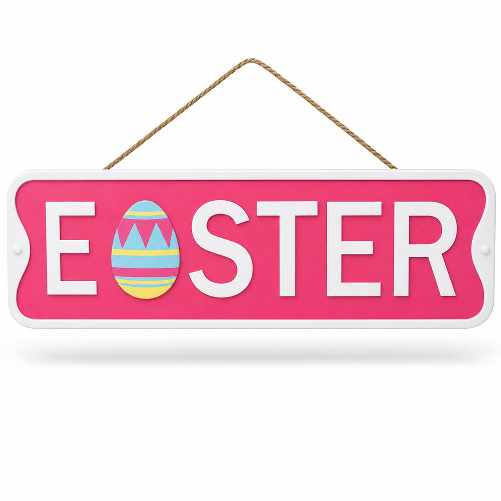 Easter Metal Wall Sign 18 Inch Wide Easter > Wall Decorations La Vie Bien Easter Metal Wall Sign 18 Inch Wide