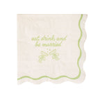 Eat, Drink, & Be Married - Wedding Cocktail Napkins La Vie Bien Eat, Drink, & Be Married - Wedding Cocktail Napkins