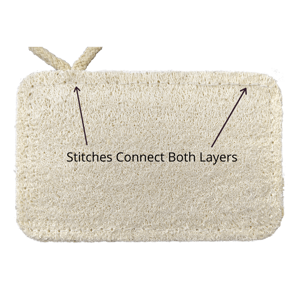 Eco Dish Washing Scrubbers 3 Pack - Loofah by Zero Waste Outlet