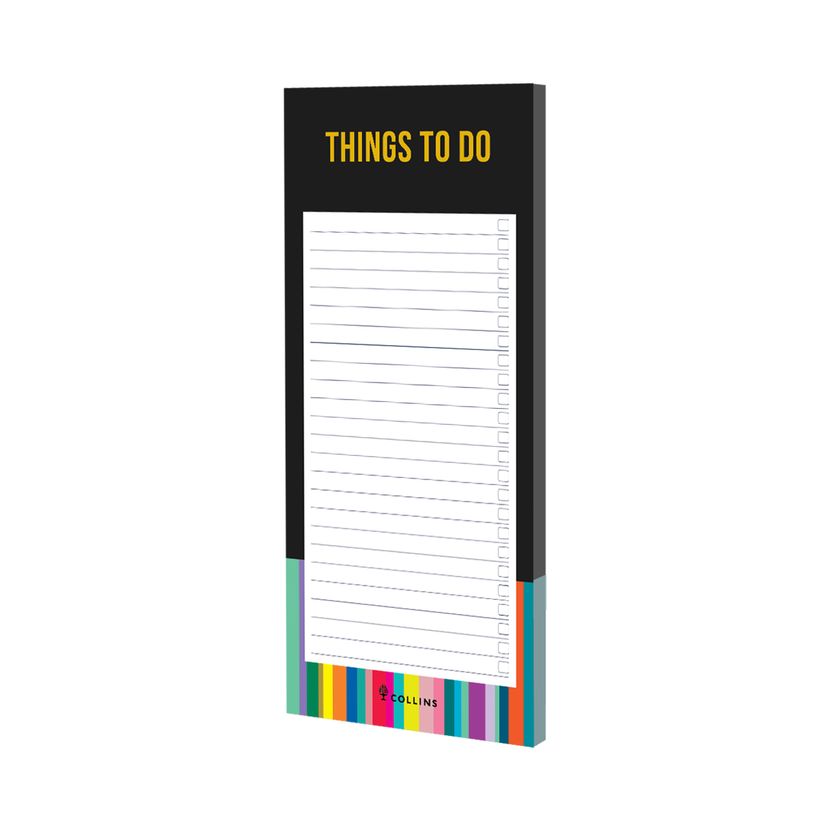 Edge Rainbow - Slim Magnetic To Do List Pad (ED1STD) by US Collins Debden