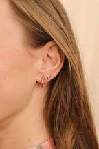 Eden Flat Back Stud by Rose & Clay