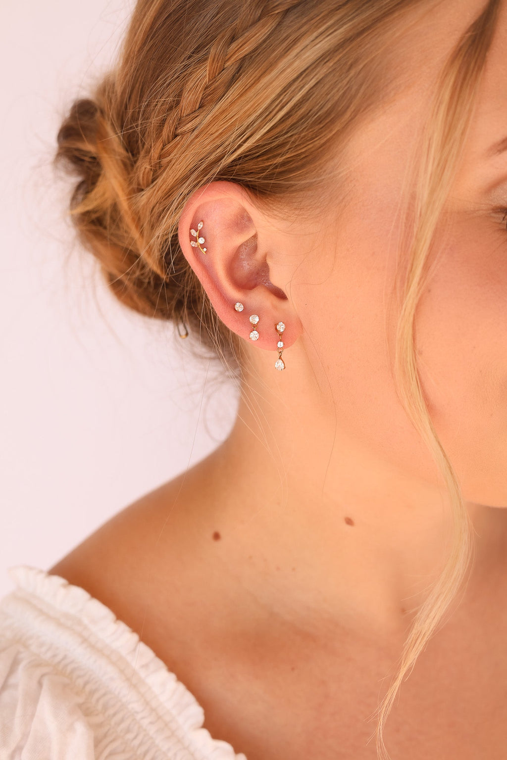 Eden Flat Back Stud flat back La Vie Bien Eden Flat Back Stud