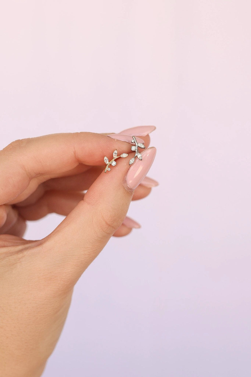 Eden Flat Back Stud by Rose & Clay