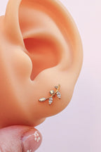 Eden Flat Back Stud by Rose & Clay