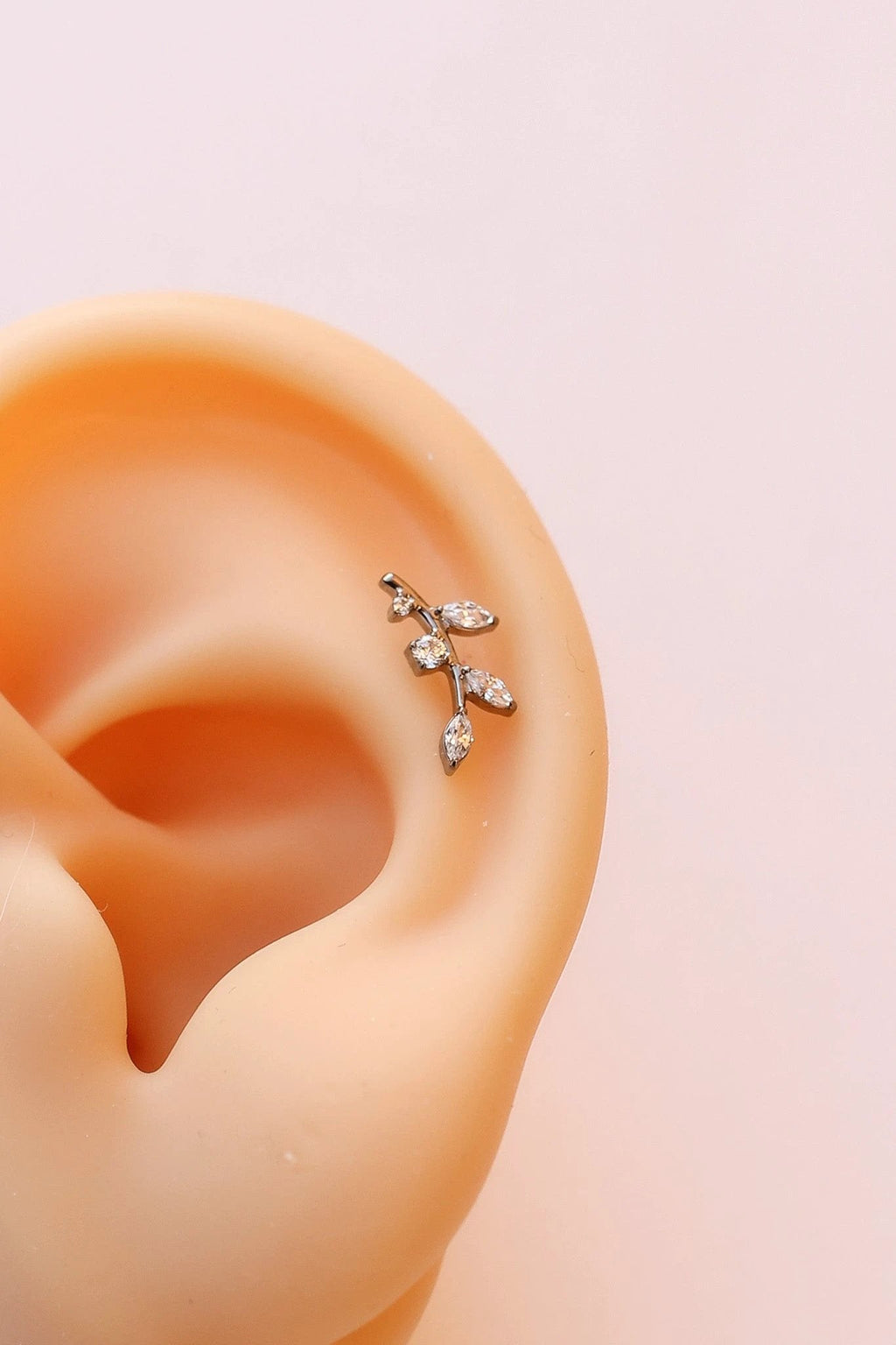 Eden Flat Back Stud by Rose & Clay