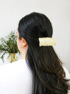 Edith Lace and Linen Hair Clip by Ash & Rose