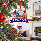 London Skyline Big Ben Eye Souvenir Resin Christmas Ornament