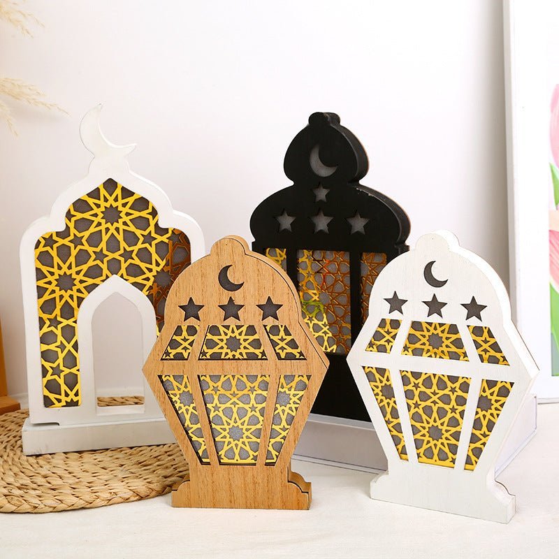 Eid Wooden LED Decorative Desktop Ornaments (MAC395) La Vie Bien Eid Wooden LED Decorative Desktop Ornaments (MAC395)