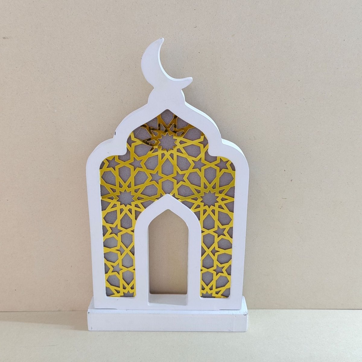 Eid Wooden LED Decorative Desktop Ornaments (MAC395) La Vie Bien Eid Wooden LED Decorative Desktop Ornaments (MAC395)